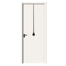 GO-A024 new design wooden door white interior hdf mdf door